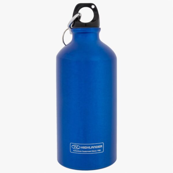 Aluminium fles blauw