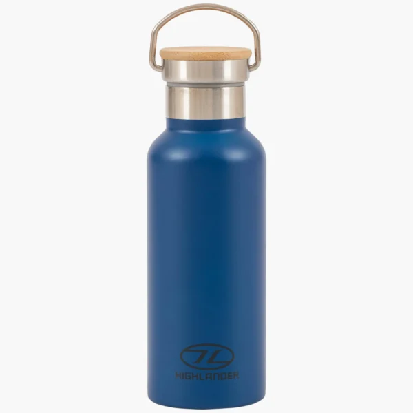 Camping fles blauw