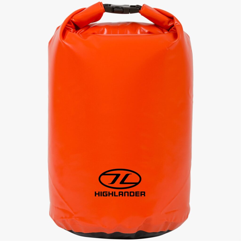 Tri laminate pvc dry bag 16 liter oranje