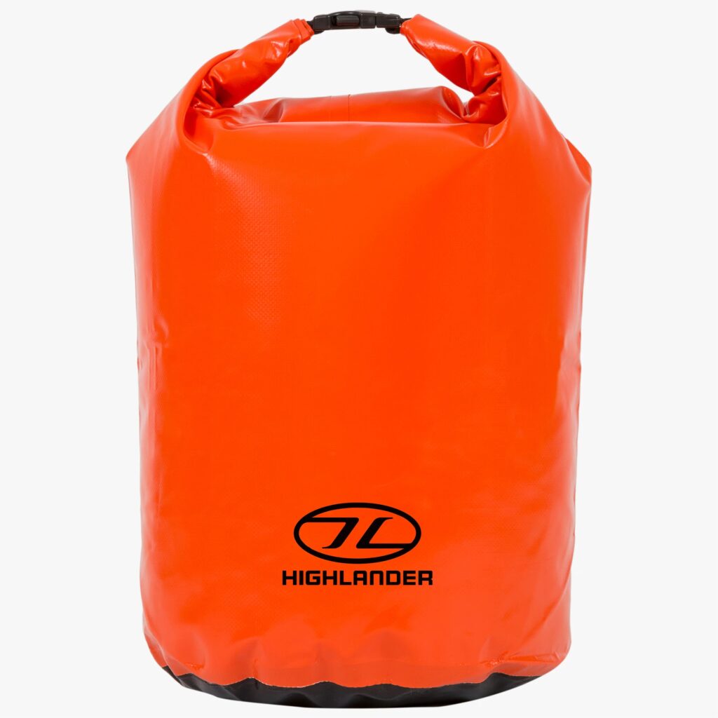 Tri laminate pvc dry bag van 29 liter oranje