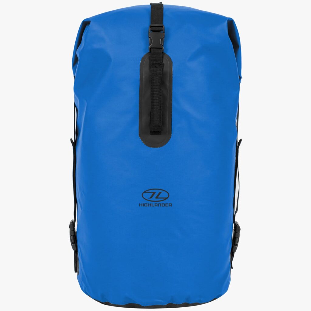 Waterdichte duffeltas 70L blauw