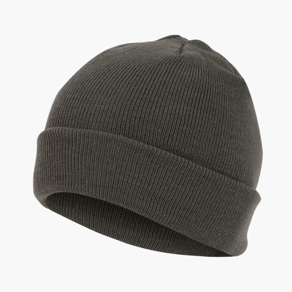 Klassieke Beanie Muts donkergrijs