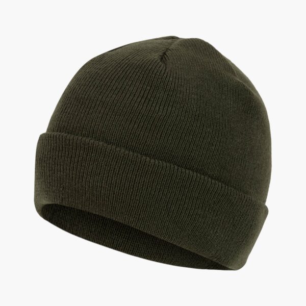 Klassieke Beanie Muts olijfgroen