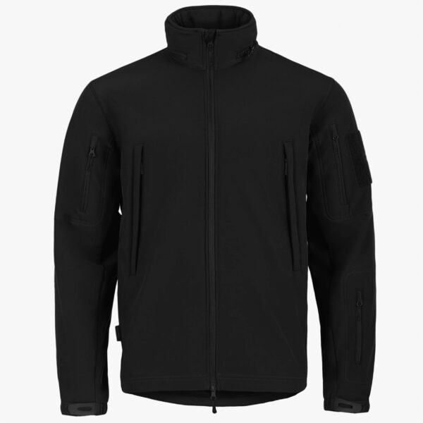 Tactical softshell jas zwart