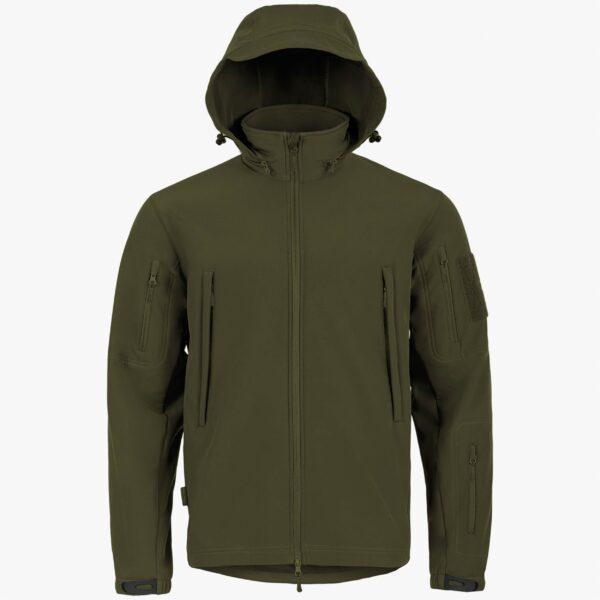 Tactical softshell jas olijfgroen