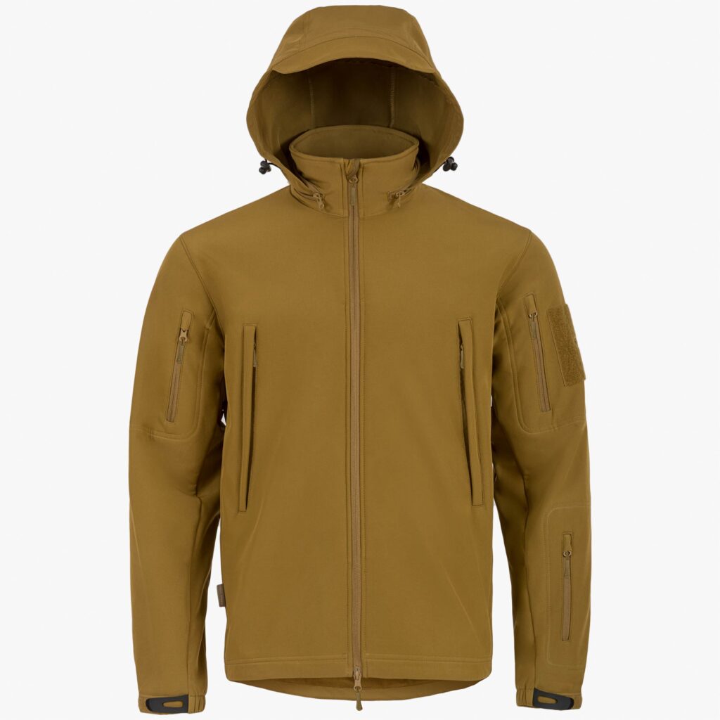 Tactical softshell jas beige