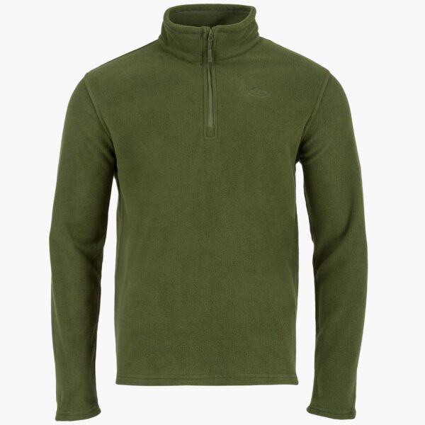 Ember heren fleece trui olijfgroen