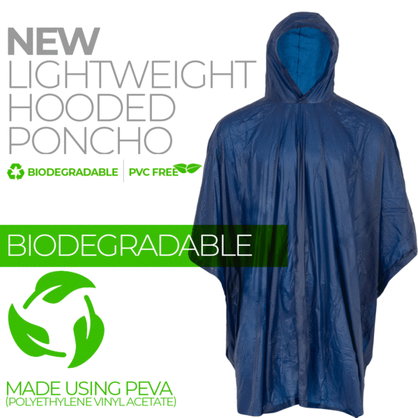 Lichtgewicht biologisch afbreekbare poncho - Afbeelding 5