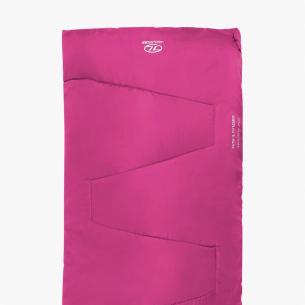 Sleepline 250 envelop slaapzak roze