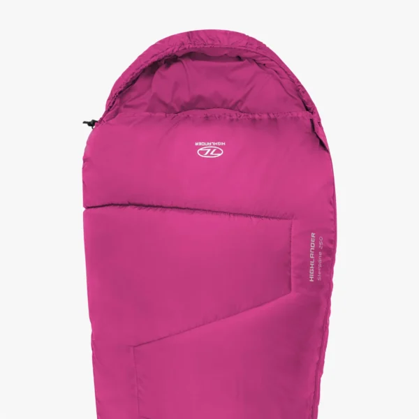 Sleepline 250 Mummieslaapzak roze