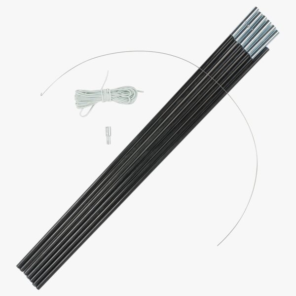 Glasfiber tentstokken set 9,5 mm