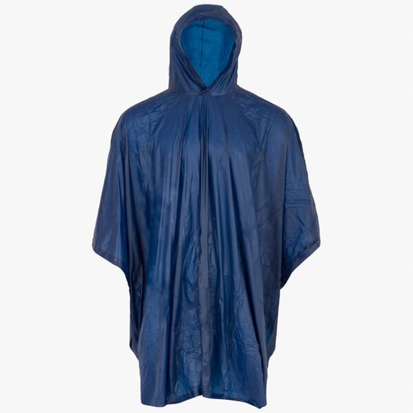 Lichtgewicht biologisch afbreekbare poncho blauw