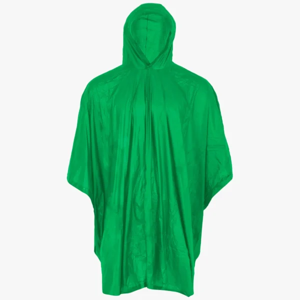 Lichtgewicht biologisch afbreekbare poncho groen