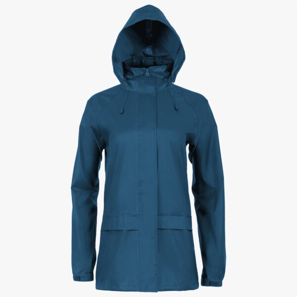 Dames Stormguard jas blauw voorkant