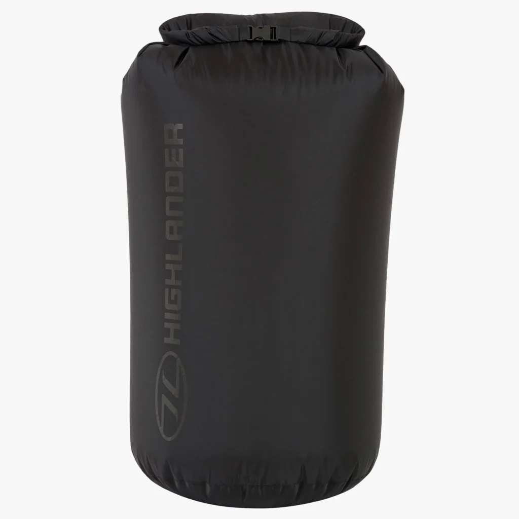 Lichtgewicht dry sack 80L zwart