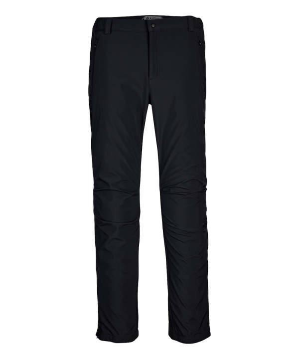 Heren softshell broek zwartblauw