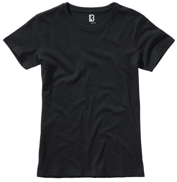 Basic T-shirt voor vrouwen zwart