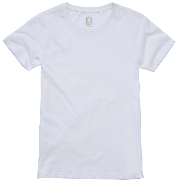 Basic T-shirt voor vrouwen wit