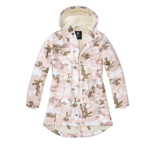 Parka winterjas voor dames candycamo