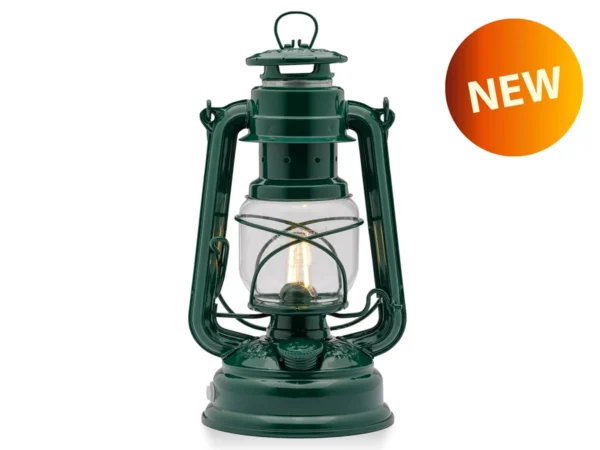 Feuerhand LED stormlantaarn mos groen